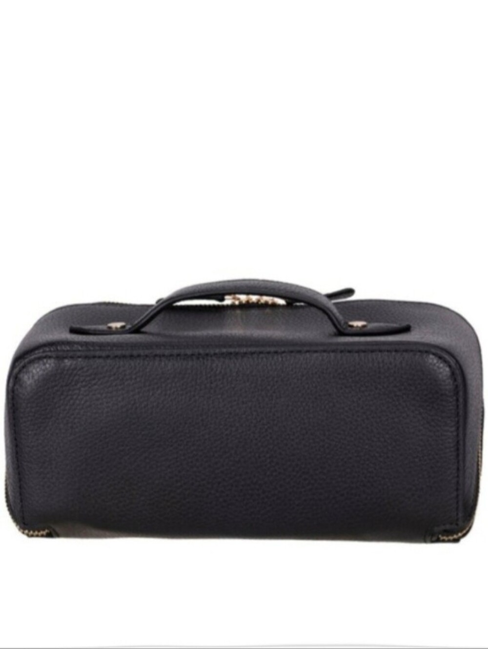 New Ella Expandable Zip Around Cosmetic Travel Bag In Black By Chicos - Picture 3 of 6